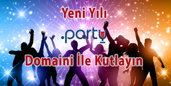 Yeni Yılı .Party Domaini İle Kutlayın!